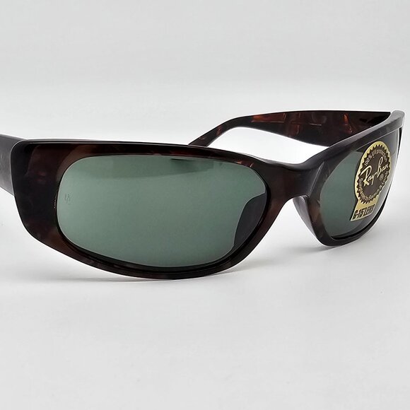Ray-Ban B&L W1927 XWAO Tortoise Frame G-15 Green Glass Lens Cat Eye Sunglasses